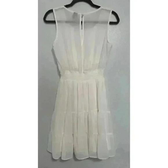 White Lace Summer Tank Midi Dress‎ size Small - Picture 4 of 4